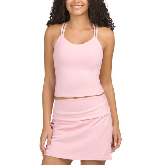 MOVE THEOLOGY Tops - MOVE THEOLOGY Romance Rose Butter Soft Goddess Bra Tank Top